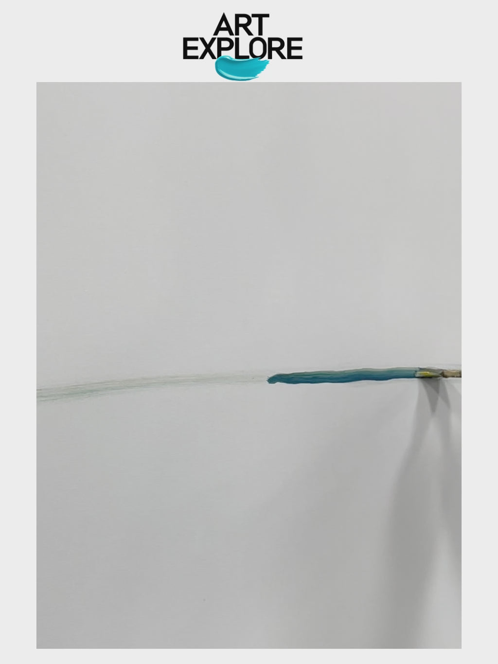 Serene Blue Horizon Handmade Painting – Large Modern Art for Living Room ArtExplore Landscape Wall Art