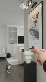 3D White Abstract Painting #ABAV360