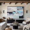 Original Large Abstract Seascapes Painting Impressionist Beach Canvas Wall Art