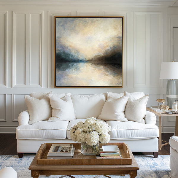 luxury large landscape wall art painting on canvas impressionist landscape painting for home decor