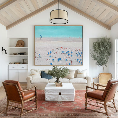 modern beach art abstract seascape canvas ocean oil painting ocean wave wall art