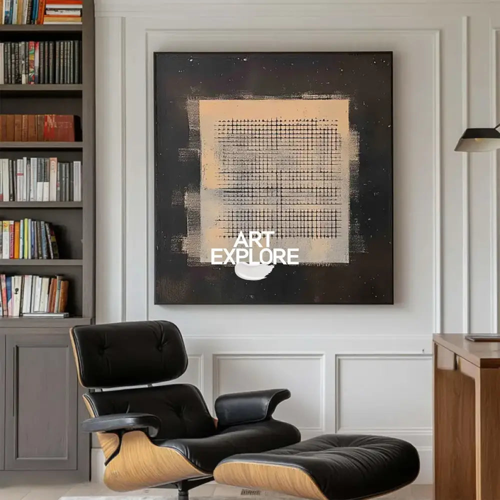 Abstract Textured Square Wall Art for Contemporary Interiors | ArtExplore