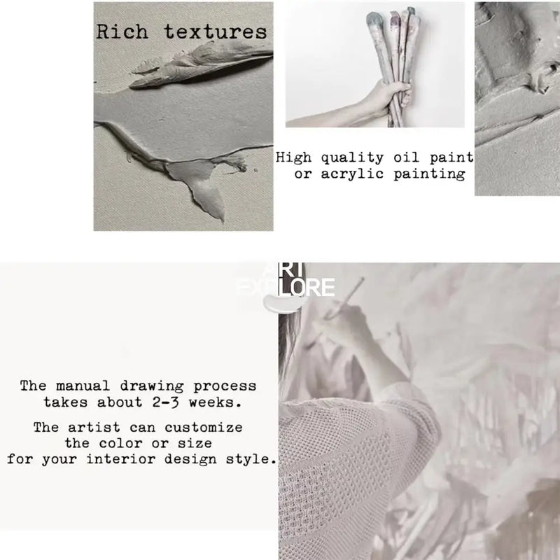 Texture Wabi-sabi Art #ABAS351 Abstract Art