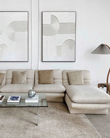 modern luxury abstract acrylic painting minimalist abstract art 2 piece abstract wall art