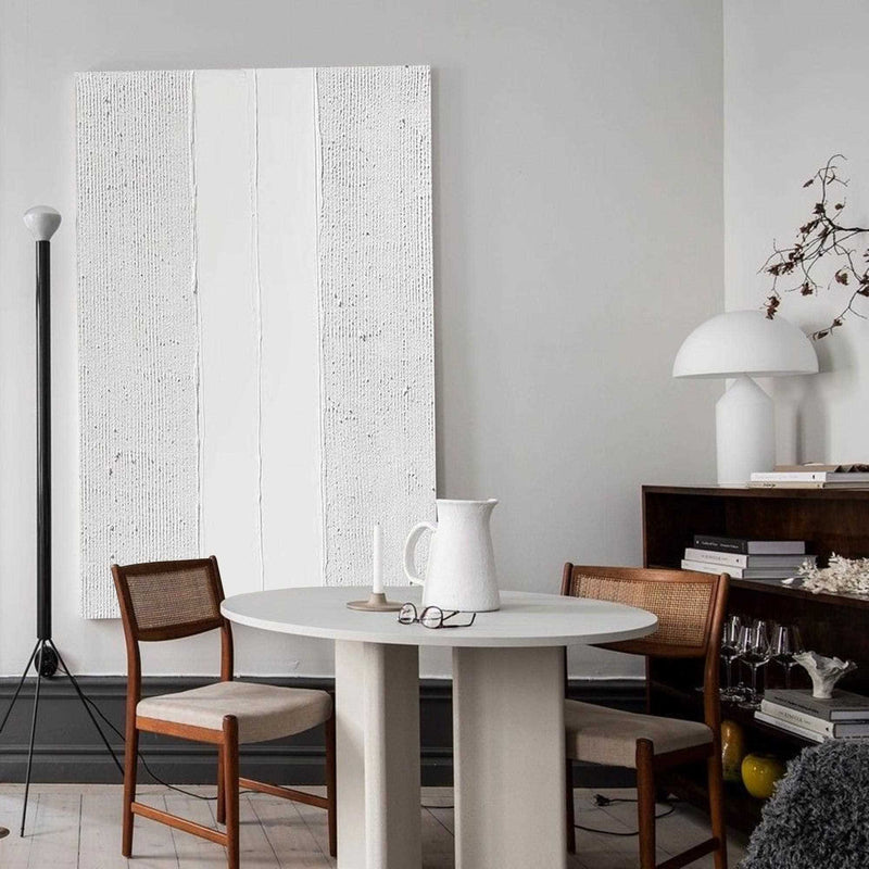 White Textured Painting 3D White Abstract Painting White 3D Minimalist Painting Large White Abstract Painting Modern abstract painting