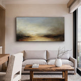 Modern Abstract Seascape Painting Contemporary Abstract Art Sunset Canvas Wall Art