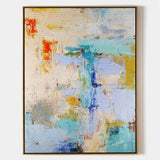 Bright Abstract Art Extra Large Colorful Abstract Painting For Sale