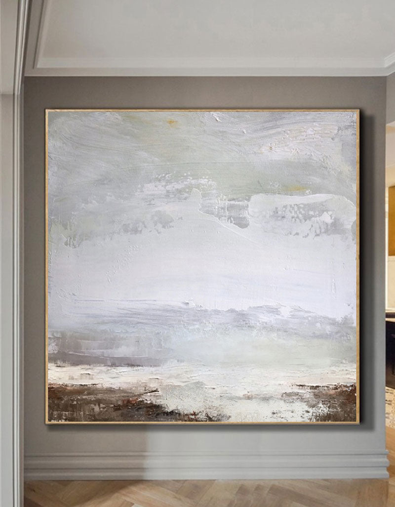 Square Abstract Sky Sea Painting #ABSS02