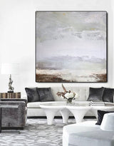 Coastal Wall Art Canvas Beach Scene Painting Impressionist Beach