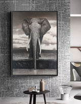 Indian Elephant Art Framed Elephant Wall Art Acrylic Paint Elephant