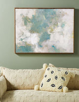 Large Sky And Sea Painting Abstract Ocean Painting Cloud Abstract Painting