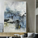 Large Vertical Abstract Painting Contemporary Abstract Art Abstract Wall Art For Living Room
