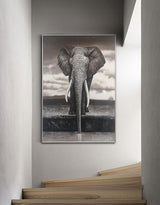 Indian Elephant Art Framed Elephant Wall Art Acrylic Paint Elephant