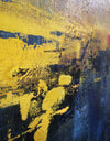 Orange Abstract Painting Large Modern Wall Art Yellow Abstract Art 