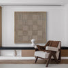 Wabi-sabi Brown Minimalist Wall Art Rich 3D Textured Canvas Art Minimalist Wall Art 