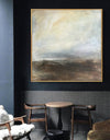 Beach Painting Large Framed Coastal Wall Art Modern Beach art Seascape Artwork 