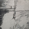 36 x 48 Vertical Grey Abstract Art Canvas Painting For Living Room