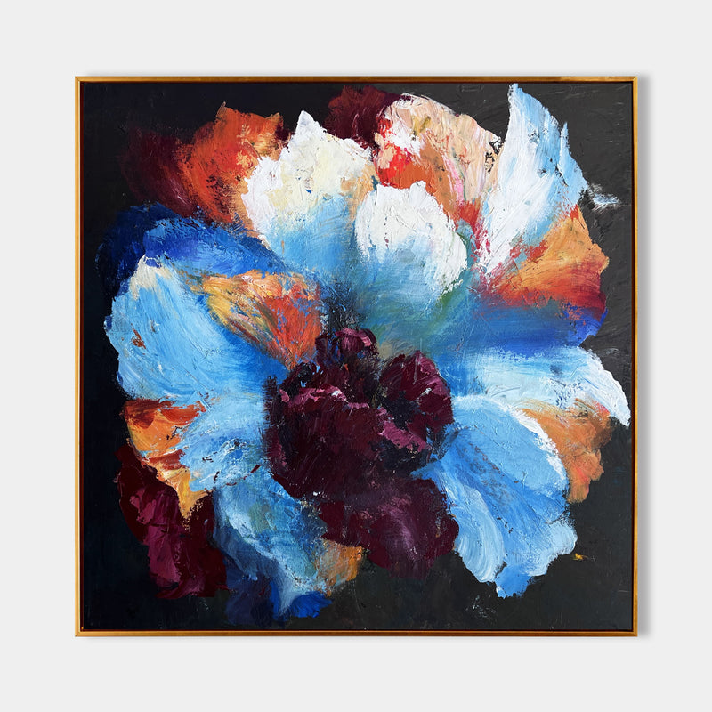 Flower Acrylic Painting, Abstract Acrylic Painting, Flower Painting fo –  Art Painting Canvas