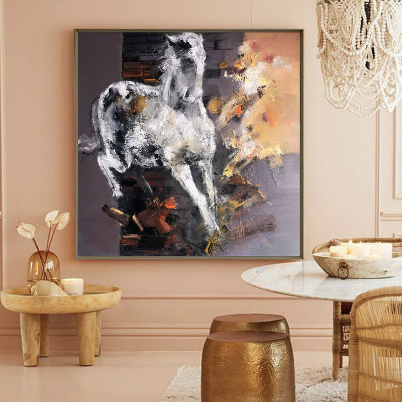 Contemporary Horse Art Abstract Horse Painting Horse Art For Sale