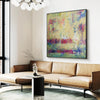 40 x 40 Square Abstract Canvas Wall Art Modern Paintings For Living Room 