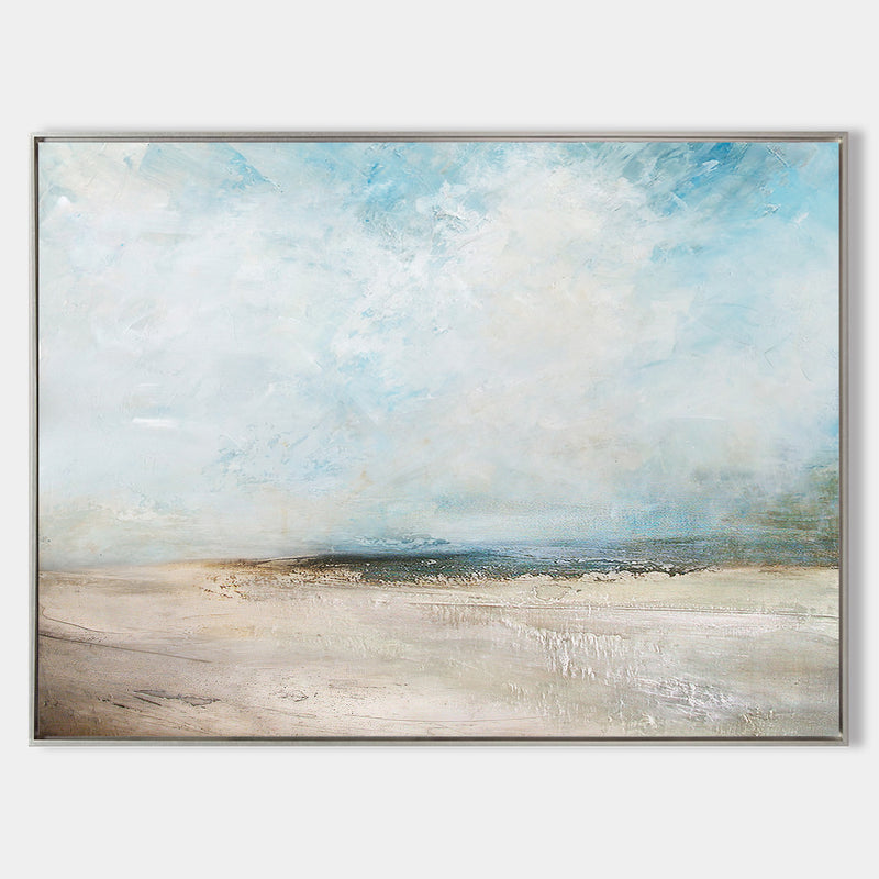 Beach Painting Oversized Beach Wall Art Horizontal Seascape Paintings For Sale