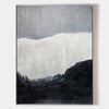 Black White Abstract Landscape Art Extra Large Black White Minimalist Canvas Art