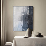 Minimalist Abstract Painting Large Black White And Grey Abstract Canvas Art Extra Large Textured Abstract Painting Impressionism Abstract