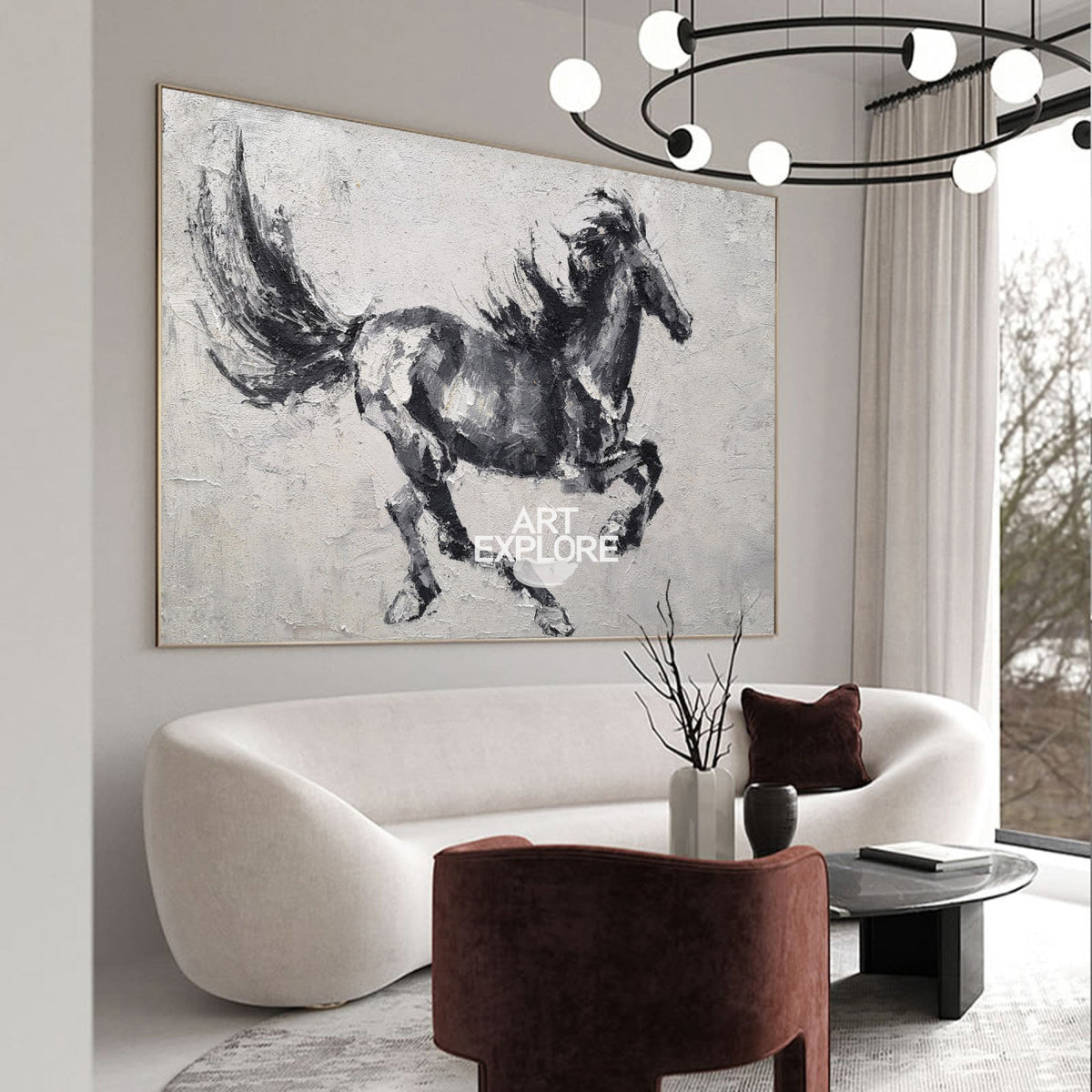 Abstract Horse Art #ANH23