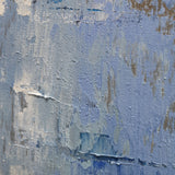 36 X 48 Vertical Blue Paintings For Bedroom Original Abstract Art