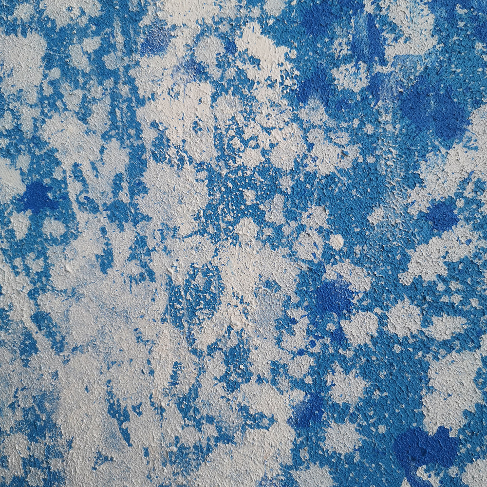 40 x 40 Blue Abstract Art Modern Abstract Painting BLue And White