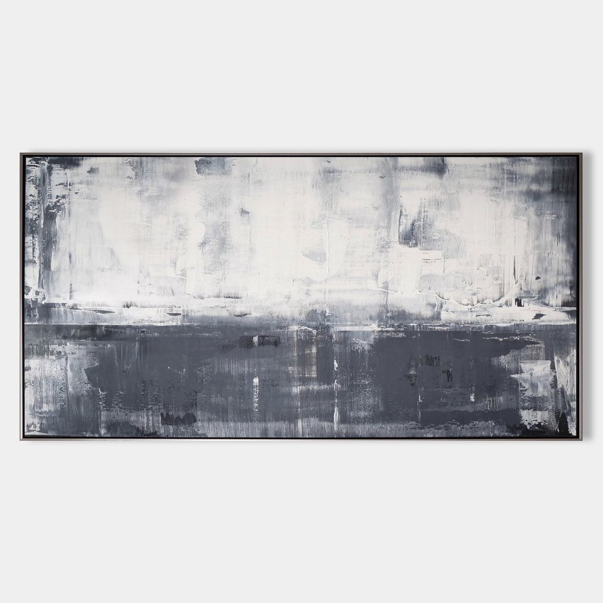 White Abstract Art #ABAP01