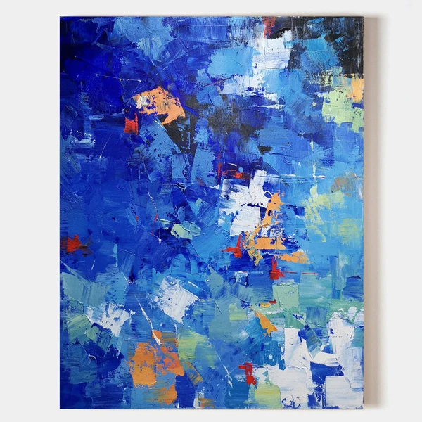 Blue Abstract Painting #IS1201
