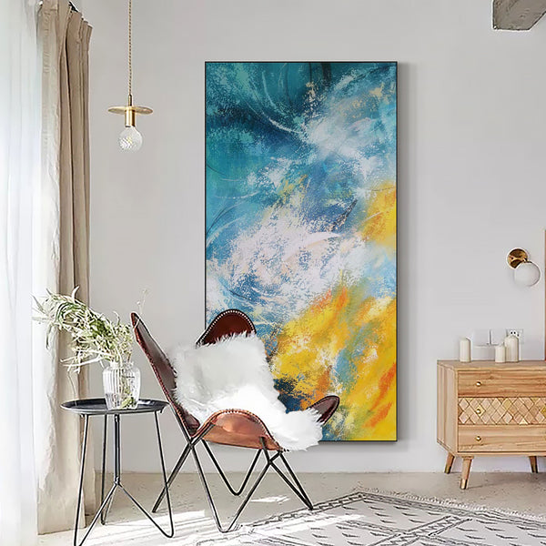 Luxury Textured Abstract Painting Big Canvas Wall Art Large Wall Decor