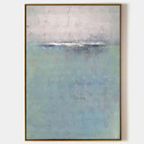 Abstract Ocean Painting Coastal Wall Art Acrylic Seascape Paintings