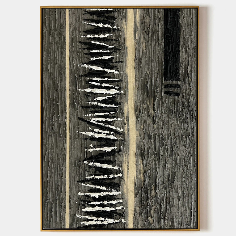 Wabi-Sabi Wall Art brown abstract wall art brown painting brown abstract art canvas minimalist painting