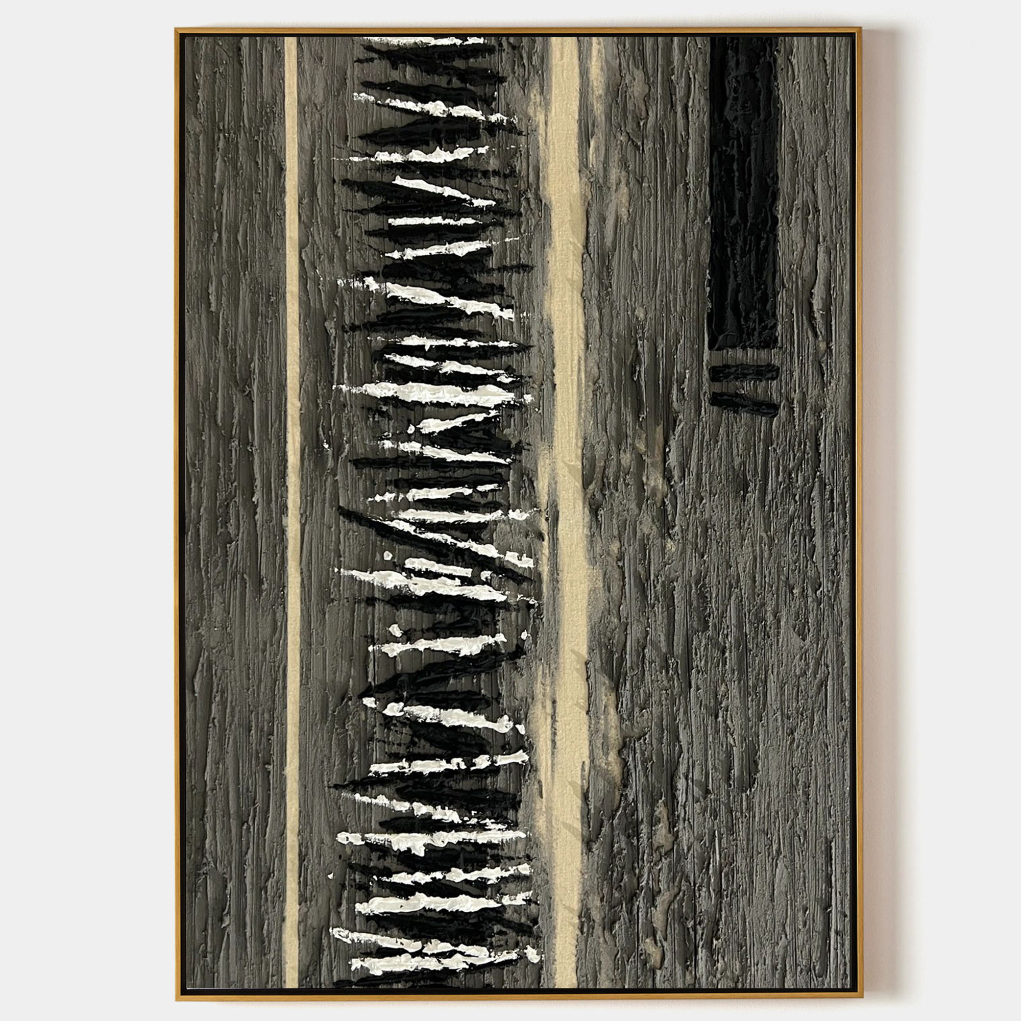 Wabi-Sabi Wall Art brown abstract wall art brown painting brown abstract art canvas minimalist painting