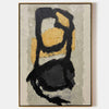 Black Gold Abstract Canvas Art Huge Vertical Abstract Painting On Canvas Acrylic Modern Abstract Wall Art Gold Contemportary Art