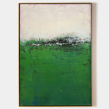 Green Minimalist Acrylic Painting On Canvas Extra Large Minimal Canvas Art Abstract Minimalist Modern Wall Art