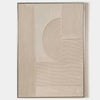 Modern Heavy Textured Painting Beige Abstract Wall Art Minimalist Acrylic Abstract Painting For Livingroom