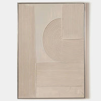 Beige Minimalist Abstract Painting #ABAV265