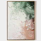 Original Green Pink Rich Texture Abstract Modern Canvas Art Contemporary Art Extra Large Abstract Canvas Wall Art Huge Abstract Painting On Canvas Acrylic