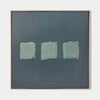 Blue minimalist painting Blue wall art 3d texture painting Blue Wabi-Sabi art Blue square wall art