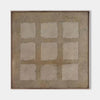 Brown Minimalist Wall Art Wabi-sabi 3d Texture Painting Brown Abstract Art for Livingroom