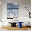 Beach Canvas Art Large Coastal Wall Art Contemporary Seascape Paintings Vertical Ocean Wave Art