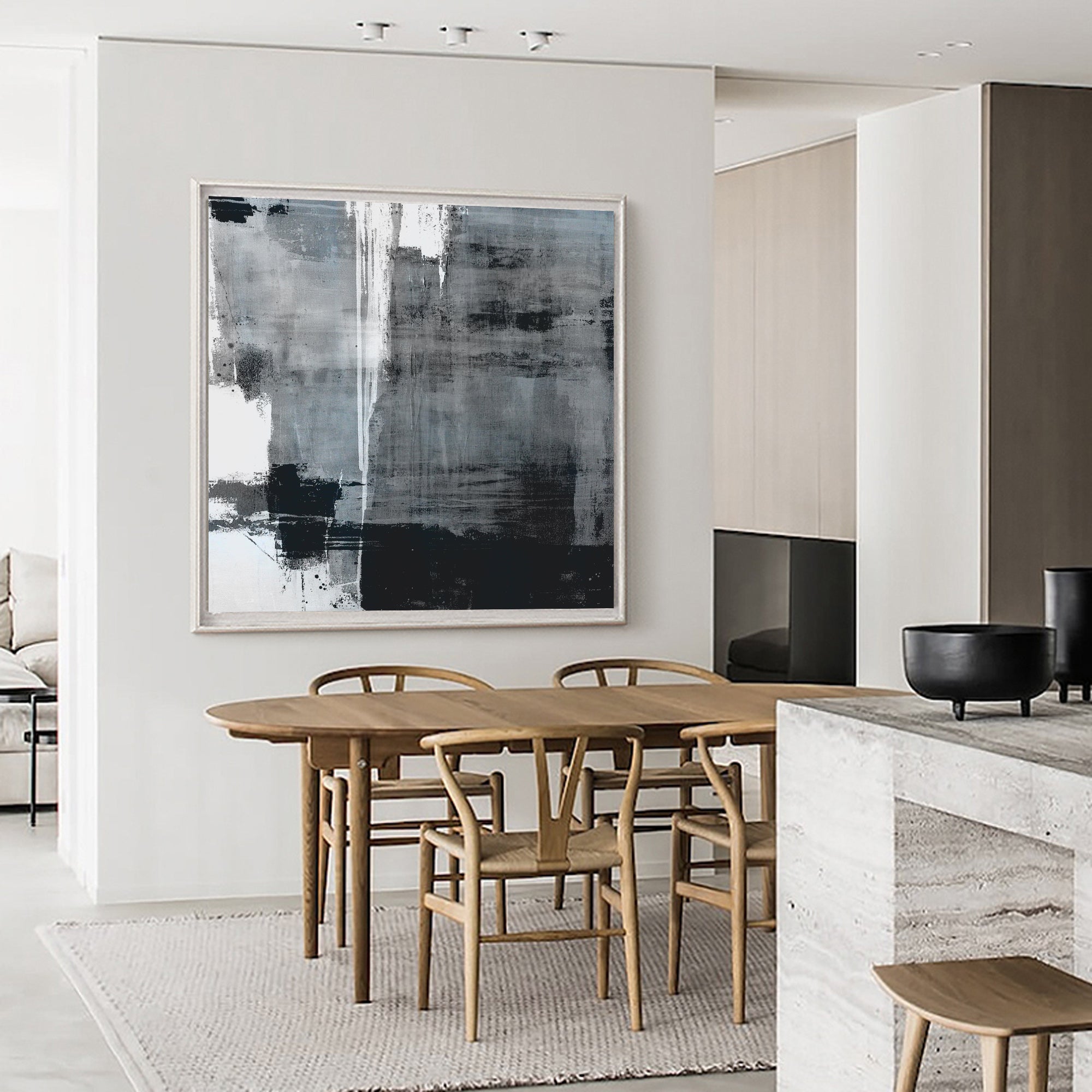 Big Canvas Painting Contemporary Abstract Modern Paintings For Living Room