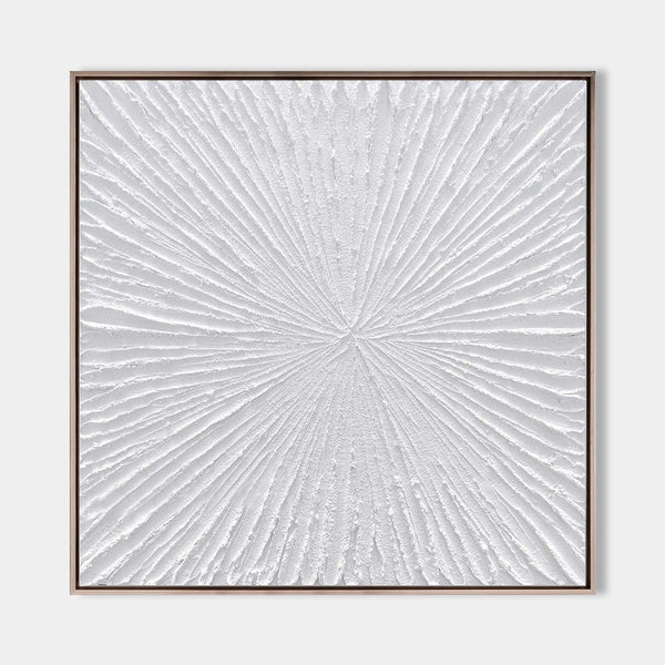 Rich Textured Canvas Wall Art White Wall Art Modern Acrylic Painting Minimalist Painting For Sale