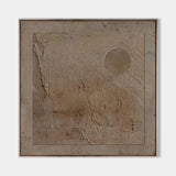 Brown Minimalist Painting Brown Wall Art 3D Texture Painting Brown ...