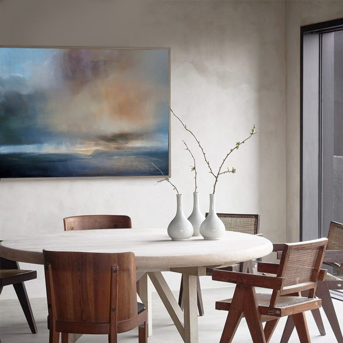 Large Seascape Wall Art Oversized Beach Wall Art Horizontal Coastal Wall Art