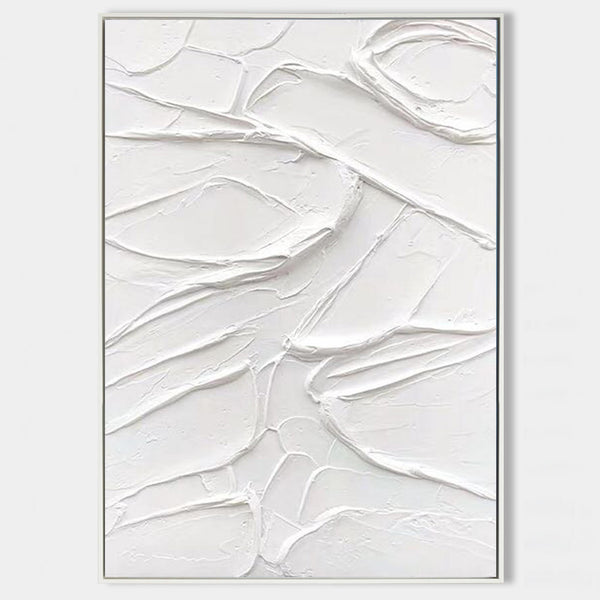 white abstract wall art white 3D Textured art white textured wall art white abstract art painting white abstract painting white abstract wall art