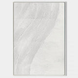 3D White Abstract Painting White 3D Textured Painting White 3D Minimalist Painting Large White Abstract Painting Modern abstract painting
